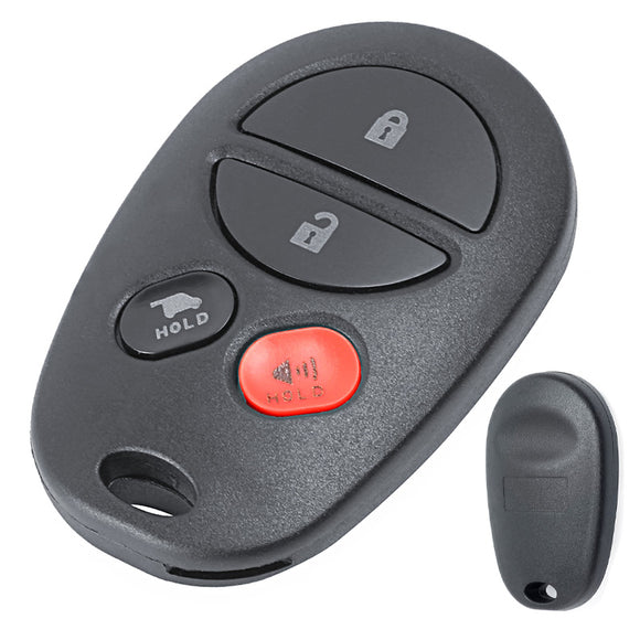 4 Buttons 433MHz Remote Key Remote For Toyota Avalon (Australia) GSV40-ATX Prodigy Sportivo SX6 Touring T89742AC080 89742-AC080