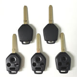 4 Buttons B110 Remote Head Key Shell for 2012-2019 Subaru - Pack of 5