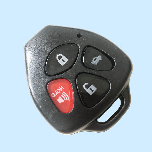 4 Buttons Car Remote Key Case Shell without key blade For Toyota Camry Corolla RAV4 Avalon Venza 2007 ~ 2011 Key- 5 pcs