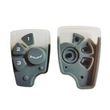 4 Buttons Key Shell Cover for Chevrolet - Pack of 5