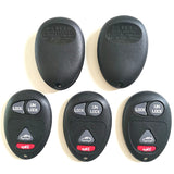 4 Buttons Key Shell for Buick Regal - Pack of 5