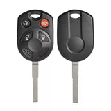 4 Buttons Remote Key Shell for Ford HU101 - Pack of 5