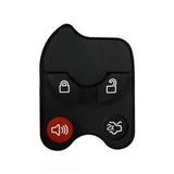 4 Buttons Remote Key Shell for Ford HU101 - Pack of 5