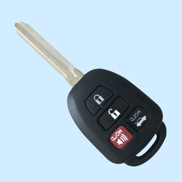 4 Buttons Remote Key Shell for Toyota - Pack of 5