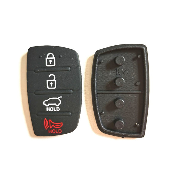 4 Buttons Remote Rubber for Hyundai 10 pcs