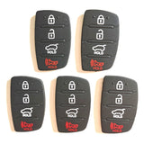 4 Buttons Remote Rubber for Hyundai 10 pcs