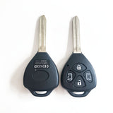 4 Buttons Remote Shell for Toyota - 5 pcs