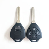 4 Buttons Remote Shell for Toyota - 5 pcs