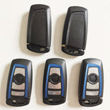 4 Buttons Remote key shell Blue for BMW - Blue Color - 5 pcs