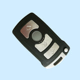 4 Buttons Silver Remote Shell for BMW CAS1 - 5 pcs