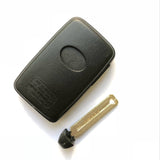 4 Buttons Smart Key Remote Shell Black Sedan Type for Toyota - Pack of 5