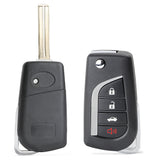 4 btns Remote Flip Car Key 314.4Mhz For Toyota with H CHIP HYQ12BFB 1551A-12BFB 89070-06790