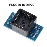 4pcs/set PLCC20 PLCC28 PLCC32 PLCC44 to DIP20 DIP28 DIP32 DIP44 IC Adapter Tester Socket for TL866CS TL866A EZP2010 Universal Programmer