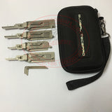 4pcs/lot Original Lishi Lock Pick 2-in-1 Decoder (M1/MS2, AM5,BE2-6,BE2-7) & Magnetic Carrying Case (Bundle of 4)