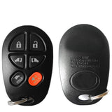 5+1 Buttons 315 MHz Keyless Entry Remote for Toyota Sienna 2004-2018 - GQ43VT20T