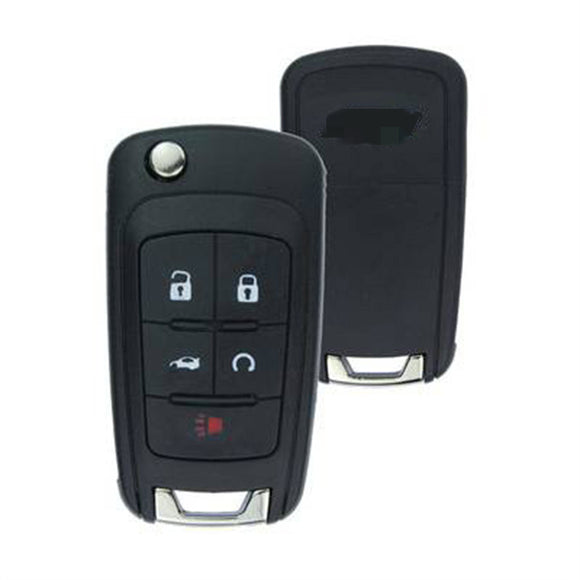 5 Button Flip Remote Shell with Panic for Chevrolet Camaro (5pcs)