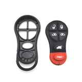 5 Button Remote Shell for Chrysler Jeep (5pcs)