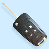 5 Buttons Flip Remote Key Shell for Chevrolet Camaro - Pack of 5
