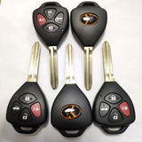 5 Pieces of Xhorse VVDI Toyota Type Universal Remote Control - 3+1 Buttons - XKTO02EN