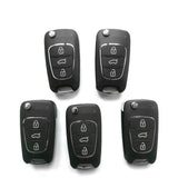 5 pieces Xhorse VVDI Hyundai Type 3 Universal Remote Control - XKHY02EN - with Blades & Logos
