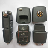 5 pieces Xhorse VVDI VW B5 Blank Type Universal Remote Control - with Blades & Logos - XKB506EN