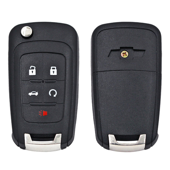 5btns Flip Remote Car Key 315Mhz 433MHz For Chevrolet Cruze Impala Malibu SS 2011-2017 PCF7952 chip OHT05918179 Smart System