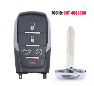 5buttons For Dodge Ram 1500 Pickup 2019 2020 Smart Key Car key 433MHz ASK PCF7953M OHT-4882056 P/N: 68291687AD