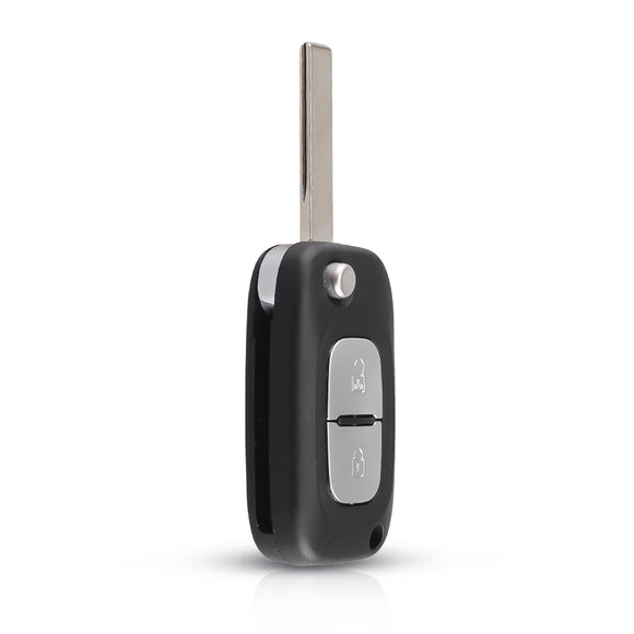 5pcs Flip Remote Control Key Case Shell for Renault Clio Megane Kangoo Modus 2 Button HU83