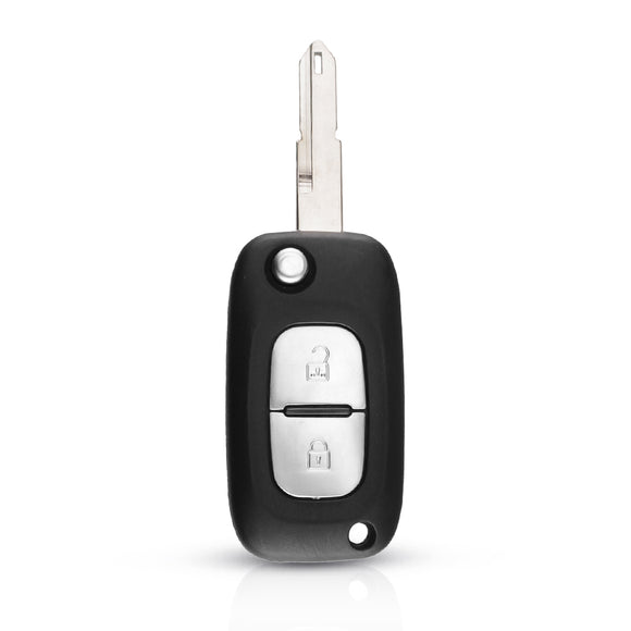 5pcs Flip Remote Control Key Case Shell for Renault Clio Megane Kangoo Modus 2 Button NE73