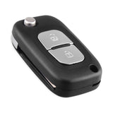 5pcs Flip Remote Control Key Case Shell for Renault Clio Megane Kangoo Modus 2 Button NE73