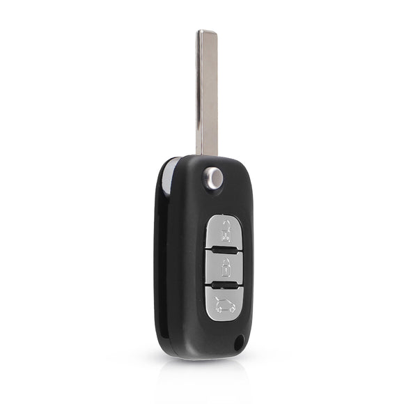 5pcs Flip Remote Control Key Case Shell for Renault Clio Megane Kangoo Modus 3 Button HU83