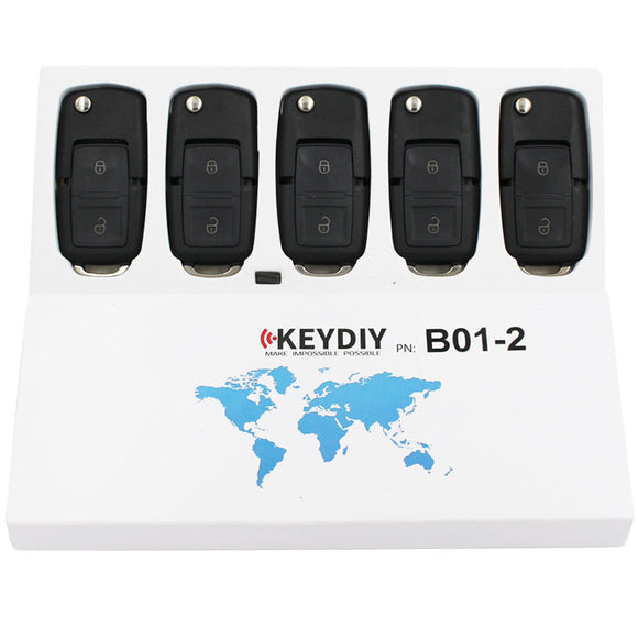 5pcs KD B01-2 Universal Remote Control Key 2 Button (KEYDIY B Series)