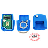 5pcs KD B01-3 Blue Color Luxury Style Universal Remote Control Key 3 Button (KEYDIY B Series)