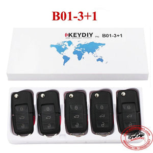 5pcs KD B01-3+1 Universal Remote Control Key 4 Button (KEYDIY B Series)