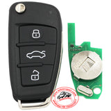5pcs KD B02-A6L Universal Remote Control Key 3 Button (KEYDIY B Series)