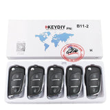 5pcs KD B11-2 Universal Remote Control Key 2 Button (KEYDIY B Series)