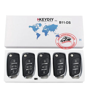 5pcs KD B11-DS Universal Remote Control Key 3 Button (KEYDIY B Series)