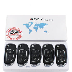 5pcs KD B16 Universal Remote Control Key 3 Button (KEYDIY B Series)