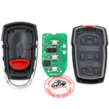 5pcs KD B20-3+1 Universal Remote Control Key 4 Button (KEYDIY B Series)