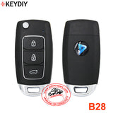 5pcs KD B28 Universal Remote Control Key 3 Button (KEYDIY B Series)