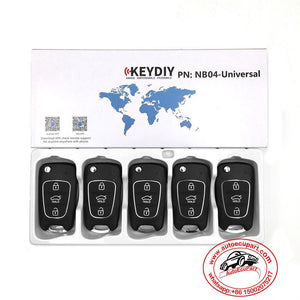 5pcs KD NB04-Universal Multi-functional Remote Control Key 3 Button (KEYDIY NB Series)