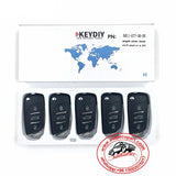 5pcs KD NB11-ATT-36 Remote Control Key 3 Button (KEYDIY NB Series)