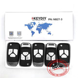 5pcs KD NBNB27-3 Universal Multi-functional Remote Control Key 3 Button (KEYDIY NB Series)