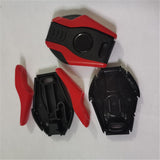 5pcs Red Car Key Case Cover Universal Solid Omnipotent Transponder Key Shell for Almost Models