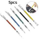 5pcs/Set CPU NAND Remover BGA Knife Remove Glue Disassemble IC Chip Repair Thin Blade