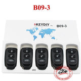 5pcs KD B09-3 Universal Remote Control Key 3 Button (KEYDIY B Series)