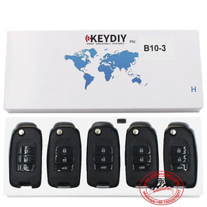 5pcs KD B10-3 Universal Remote Control Key 3 Button (KEYDIY B Series)