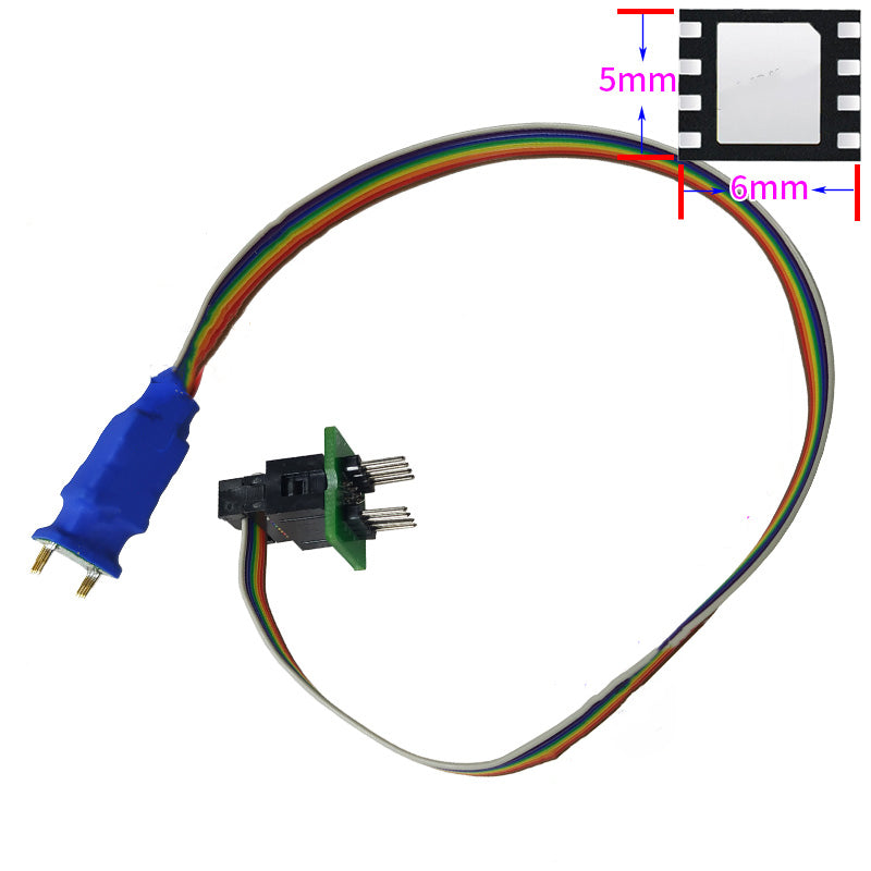 5x6mm Pogo Chip Adapter QFN8 DFN8 WSON8 Probe Touch Holder for CH341A ...