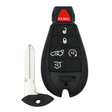 6 5+1 buttons 433MHZ Remote Smart Key fob For Chrysler Jeep Dodge Grand Caravan Durango Charger Journey with ID46/7941A chip