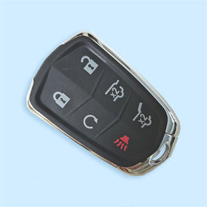 6 Buttons Remote Key Case Fob Shell With Blade #13580794 for Cadillac Escalade/Escalade ESV 2015 2016 2017 2018 5pcs